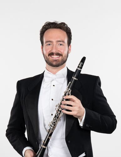Asher Carlson Principal Clarinet.