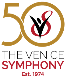 The Venice Symphony 50th Anniversary Logo