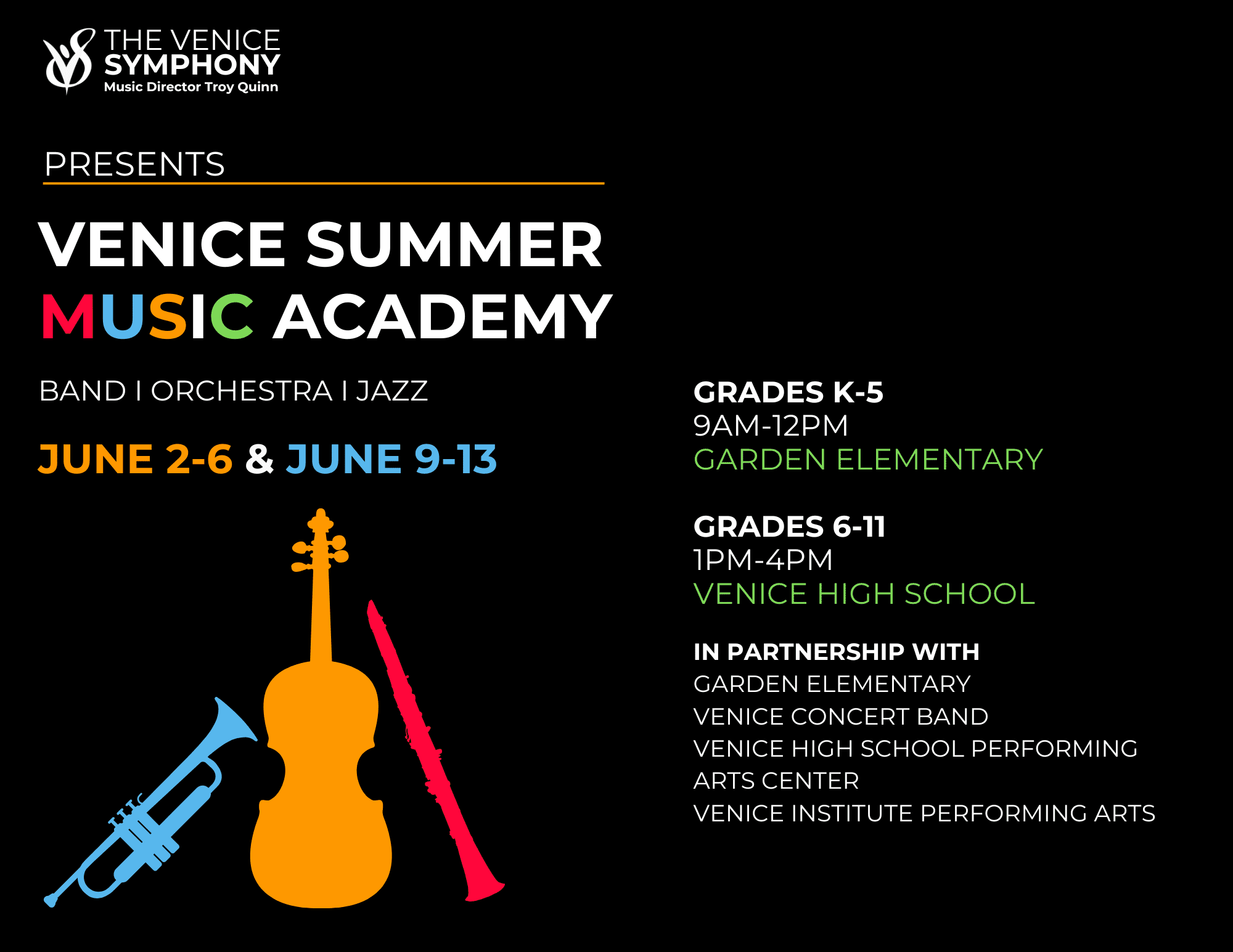 The Venice Symphony Summer Music Academy